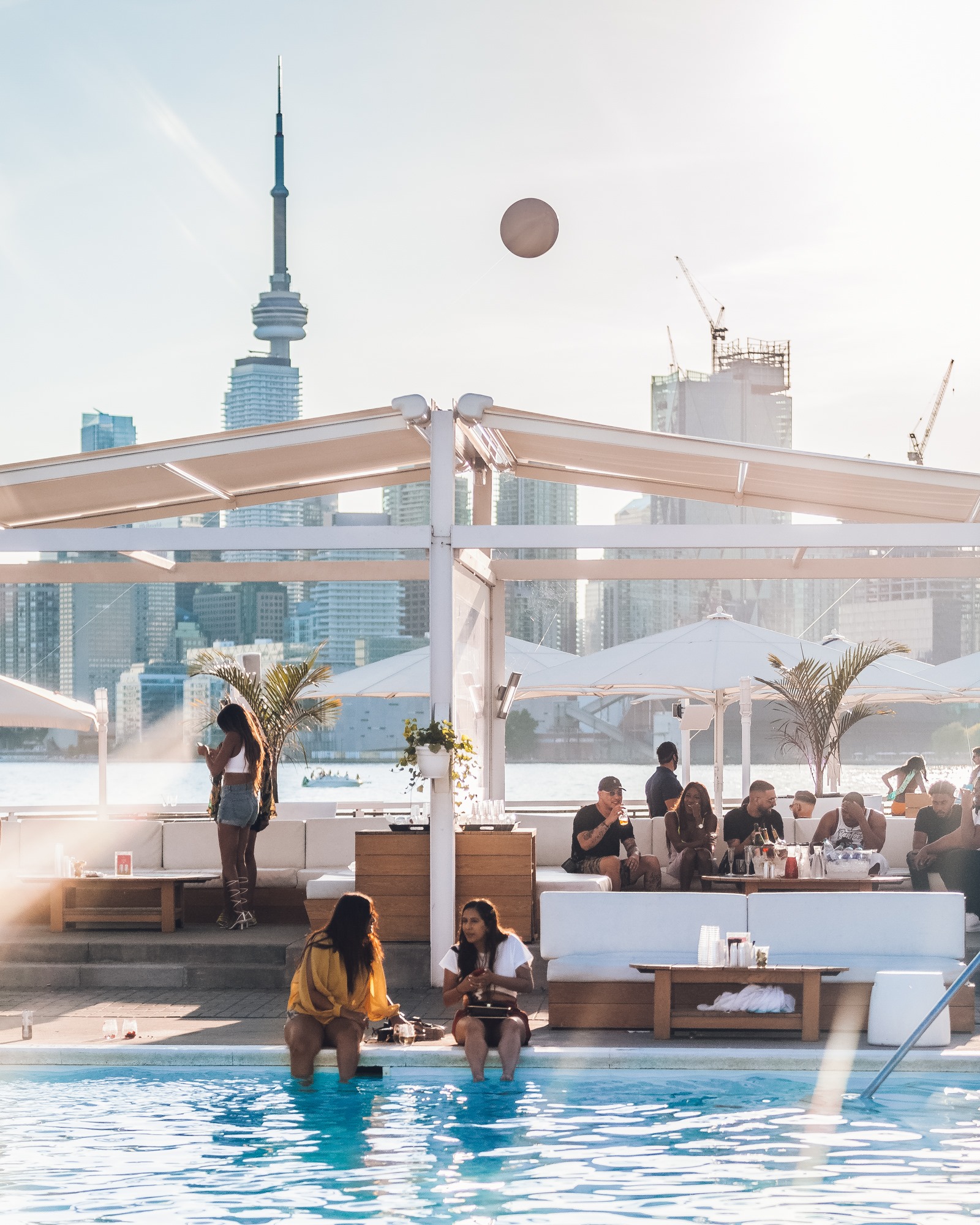 Toronto Nightclubs Cabana Pool Bar Waterfront Patio